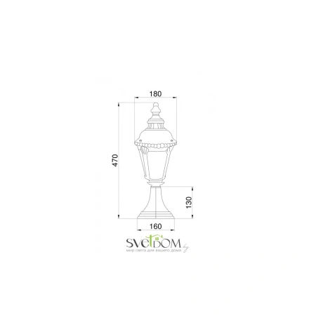 Ландшафтный светильник Outdoor O029FL-01BZ Maytoni