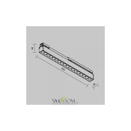 Уличный трековый светильник Outdoor O-TR02-2-S-18WB3K Maytoni