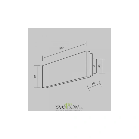 Настенный светильник Maytoni MOD461WL-L8BGK Basic Texture, 8Вт, LED, Черный, IP 20 Maytoni