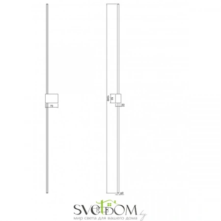 Настенные светильники C071WL-L12GB3K Maytoni | Svetdom.by