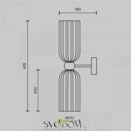 Настенные светильники MOD302WL-02W Maytoni | Svetdom.by