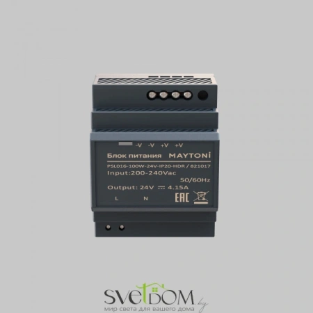 Блок питания PSL016 24В 100Вт IP20 821017 Maytoni