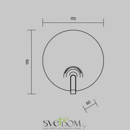 Настенные светильники MOD481WL-L5BS3K Maytoni | Svetdom.by