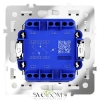 Проходной переключатель двухклавишный с подсветкой Voltum S70 VLS020402  Voltum VLS020402