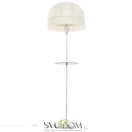 Citilux Базель CL407921T Торшер патина со столиком и бежевым абажуром CITILUX