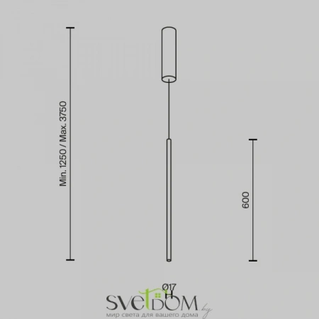 Подвесные светильники Maytoni MOD246PL-L12BSK от Магазина Svetdom.by