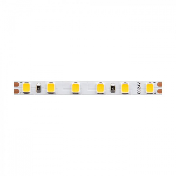 Светодиодная лента 24В 2835 9,6Вт/м 3000K 5м IP20 5мм 20019