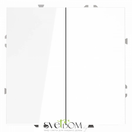 Проходной переключатель двухклавишный Voltum S70 VLS020301  VLS020301 Voltum