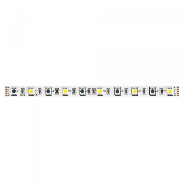 Светодиодная лента 24В 5050 14,4Вт/м RGB+W 4000K 5м IP20 10177
