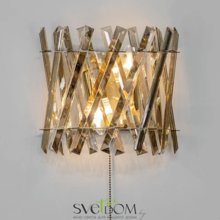 Citilux Ингвар CL334423 Бра хрустальное с выключателем Бронза CITILUX
