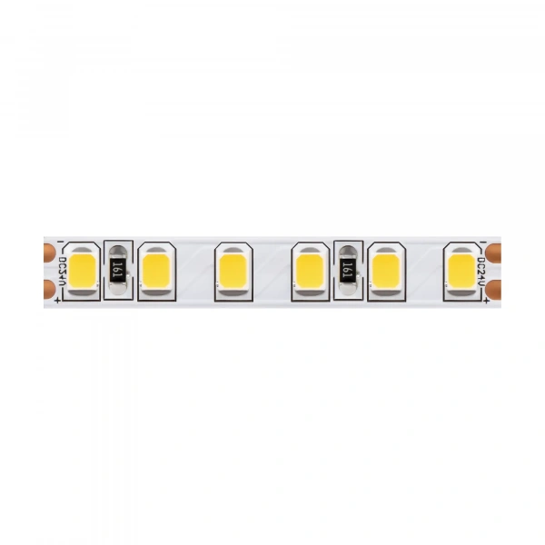 Светодиодная лента 24В 2835 9,6Вт/м 3000K 5м IP20 10142