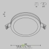 Встраиваемый светильник Technical DL303-L12B4K Maytoni