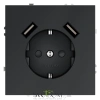 Розетка с USB, А+А Voltum S70 VLS040407  Voltum VLS040407
