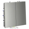 Выключатель двухклавишный Voltum S70 VLS020105  Voltum VLS020105