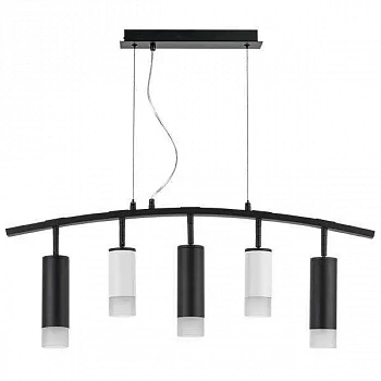 Lightstar LR7353628731 Люстра RULLO 5х50W GU10 ЧЕРНЫЙ/БЕЛЫЙ (571735+214436-2+214487-3+202431-5)