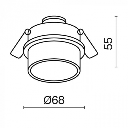 Встраиваемые светильники Maytoni DL050-01B от Магазина Svetdom.by