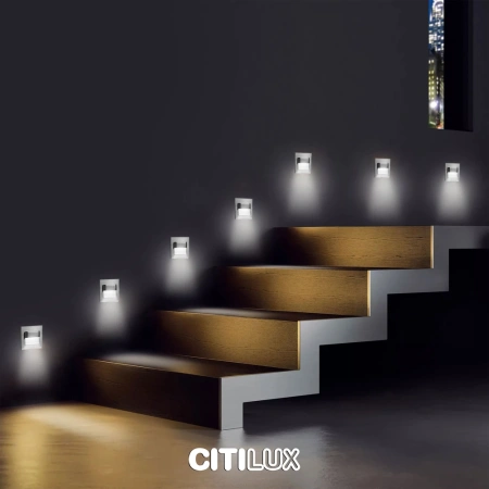 Встраиваемый лестничный светильник Citilux Скалли CLD006K1 CITILUX