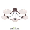 CITILUX CL131151 Октава Хром+Венге Св-к Люстра CITILUX
