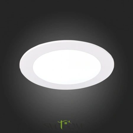 ST212.508.10 Св-к встр. Белый LED 1*10W 3000K/4000K/6000K 850Lm Ra80 110° IP20 D120xH30 220-240V Встраиваемые светильники ST LUCE