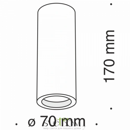 Потолочные светильники Maytoni C004CW-01W от Магазина Svetdom.by