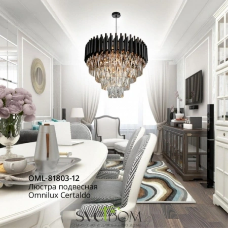 Люстры подвесныеOML-81803-12 Omnilux | Svetdom.by