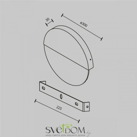Настенные светильники MOD320WL-L6BS3K1 Maytoni | Svetdom.by