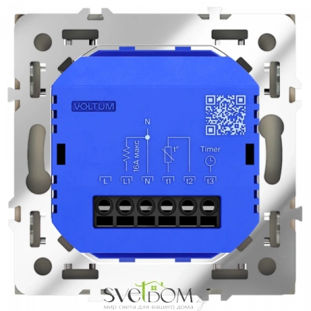 Устройства управления светом и климатом Voltum – Терморегулятор Voltum S70 VLS070104 
