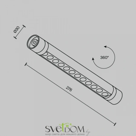 Светильники Maytoni C149CL-L300-6W3K-B от Магазина Svetdom.by