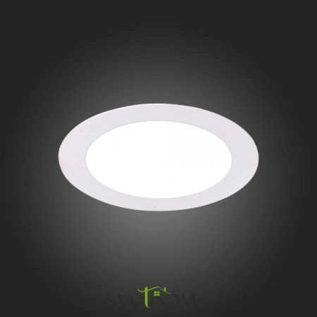 ST210.548.08 Св-к встр. Белый LED 1*8W 4000K 640Lm Ra80 110° IP20 D120xH30 220-240V Встраиваемые светильники ST LUCE