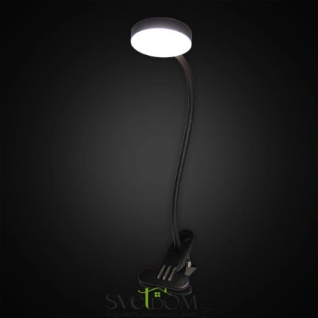 Citilux Ньютон CL803071N LED Лампа на прищепке с диммером Чёрная CITILUX