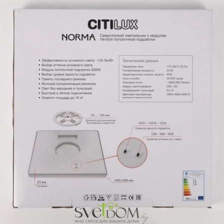 Накладные светильники CITILUX CL748K400 от Магазина Svetdom.by