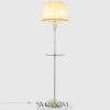 Citilux Вена CL402923T Торшер патина со столиком и кремовым абажуром CITILUX