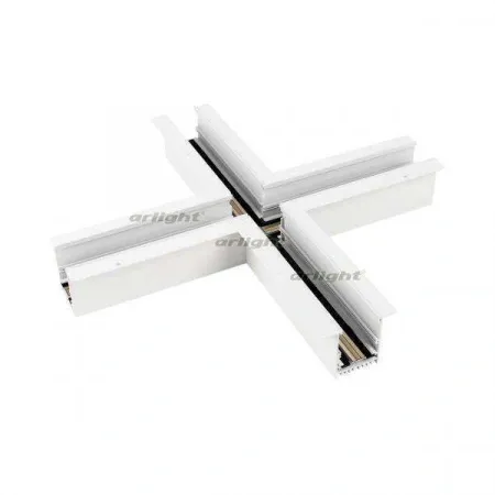 ARLIGHT Коннектор крестовой MAG-CON-4560-F-X90 (WH) (Arlight, IP20 Металл, 3 года)