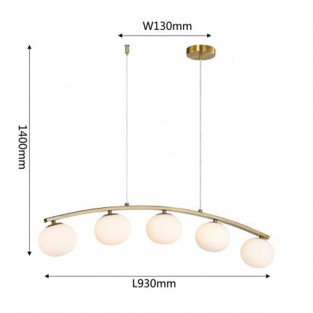 Люстры подвесные4055-5P Favourite | Svetdom.by