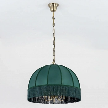 Citilux Базель CL407152 Люстра подвесная с зелёным абажуром