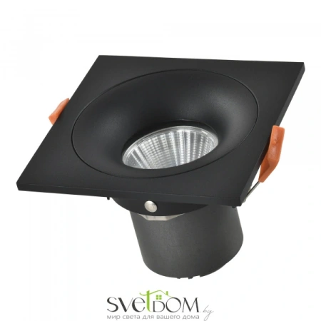 ST259.448.10 Св-к встр. Черный LED 1*10W 4000K 700Lm Ra>90 60° IP44 L100xW100xH66 85-265V Встраиваемые светильники ST LUCE