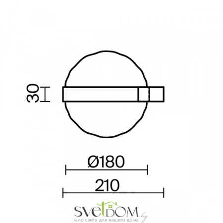 Настенные светильники MOD379WL-L6B3K Maytoni | Svetdom.by