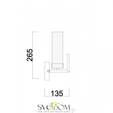 Бра и настенные светильники FR5214WL-01BS Freya | Svetdom.by