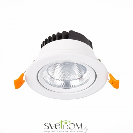 ST211.538.10.36 Св-к встр. Белый LED 1*10W 3000K 750Lm Ra80 36° IP20 D109xH65 220-240V Встраиваемые светильники ST LUCE