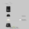Встраиваемый светильник Technical DL121-15W-2.7K-TRS-B Maytoni