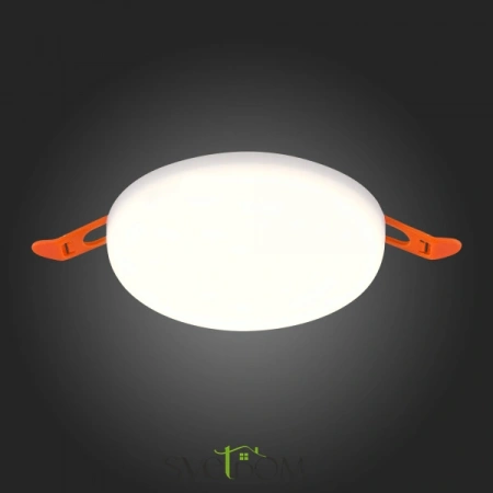 ST700.538.16 Св-к встр. Белый LED 1*16W 3000K 1 380Lm Ra80 180° IP44 D120xH20 85-265V Встраиваемые светильники ST LUCE