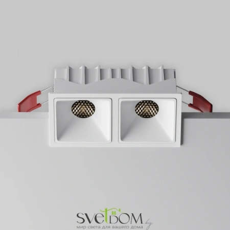Встраиваемый светильник Technical DL043-02-10W4K-SQ-W-1 Maytoni