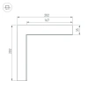 Угол SL-LINIA65-F внутренний Arlight 030124 Arlight