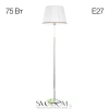 Citilux Линц CL402970 Торшер хром с белым абажуром CITILUX