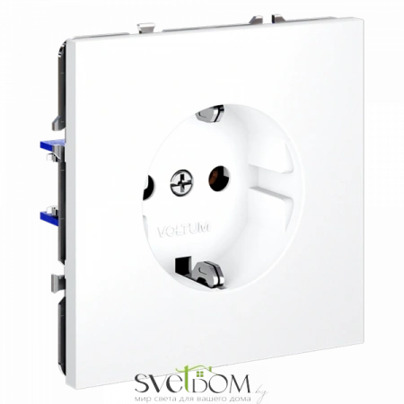 Розетки электрические с заземлением Voltum S70 VLS040102  Voltum