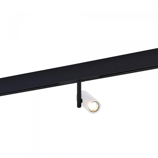 ST808.536.08 Магнитный трековый светильник Белый LED 1*8W 3000K 550Lm Ra>90 36° IP20 D42xH135 48VV SKYLINE 48