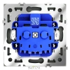 Розетки электрические с заземлением Voltum S70 VLS040106  Voltum VLS040106