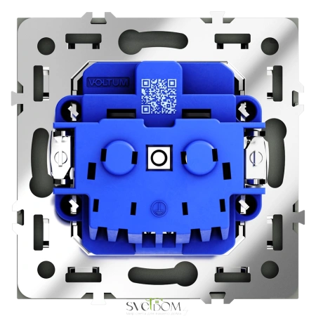 Розетки электрические с заземлением Voltum S70 VLS040106  Voltum VLS040106