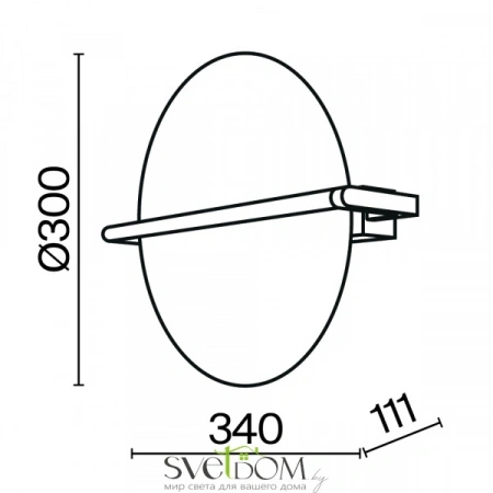 Настенные светильники MOD279WL-L14B3K Maytoni | Svetdom.by