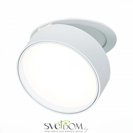 ST651.548.14 Встраиваемый поворотный светильник Белый LED 1*14W 4000K 1 100Lm Ra>90 120° IP20 D105xH Встраиваемые светильники ST LUCE